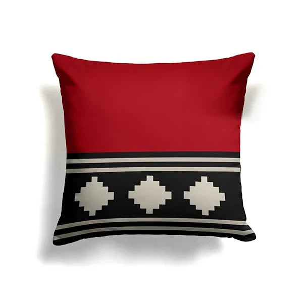 Aztec Rug Style Cushion Cover Pack of 4