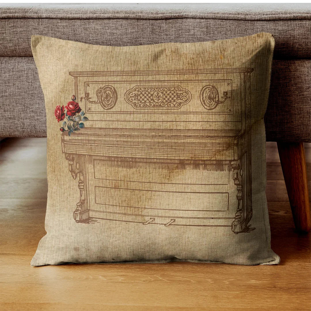 Red Roses Vintage Cushion Covers Pack of 5