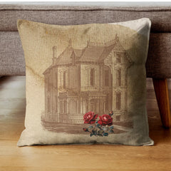 Red Roses Vintage Cushion Covers Pack of 5