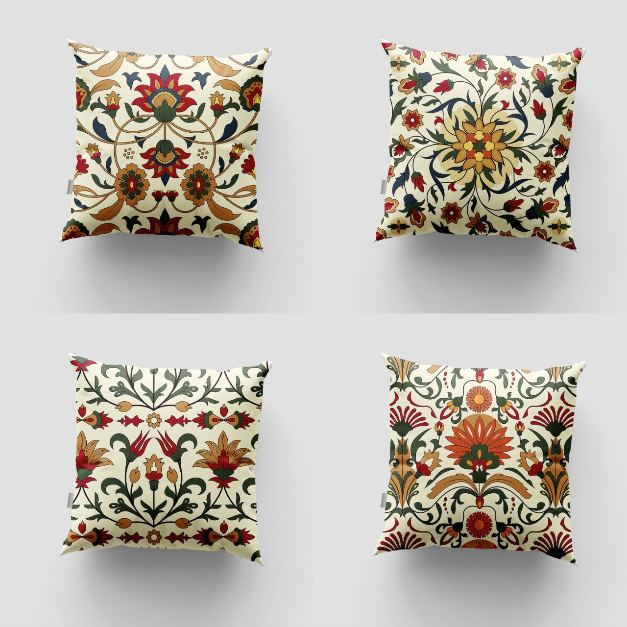 Persian Style Throw Covers Pack of 4