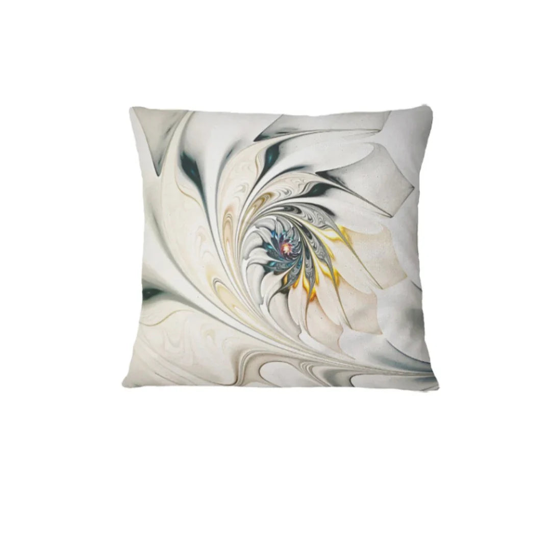 Stained Glass Floral Modern Cushion Cover Pack Of 2