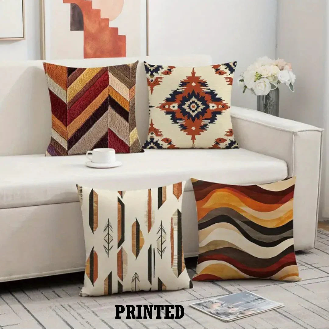 Rustic Horizon Printed Pack of 4