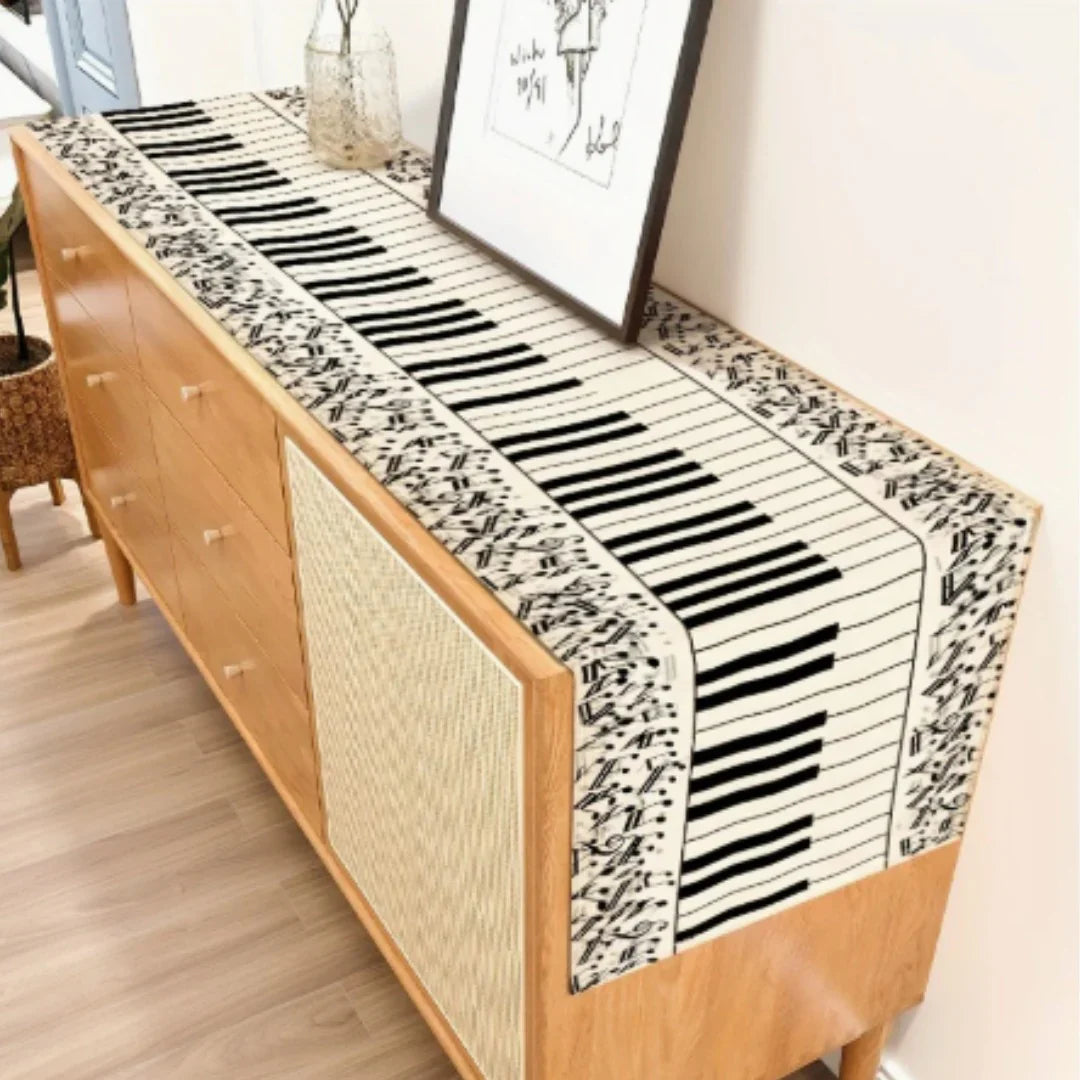 Musical Note Table Runner