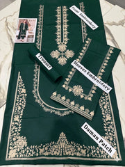 Lawn Luxury Emb 2pc - Green