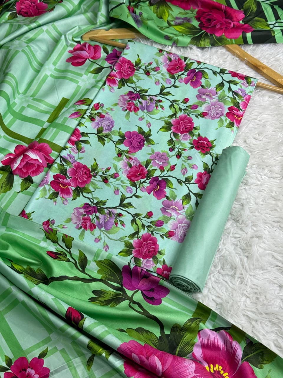 Linen Printed 3pc D-23