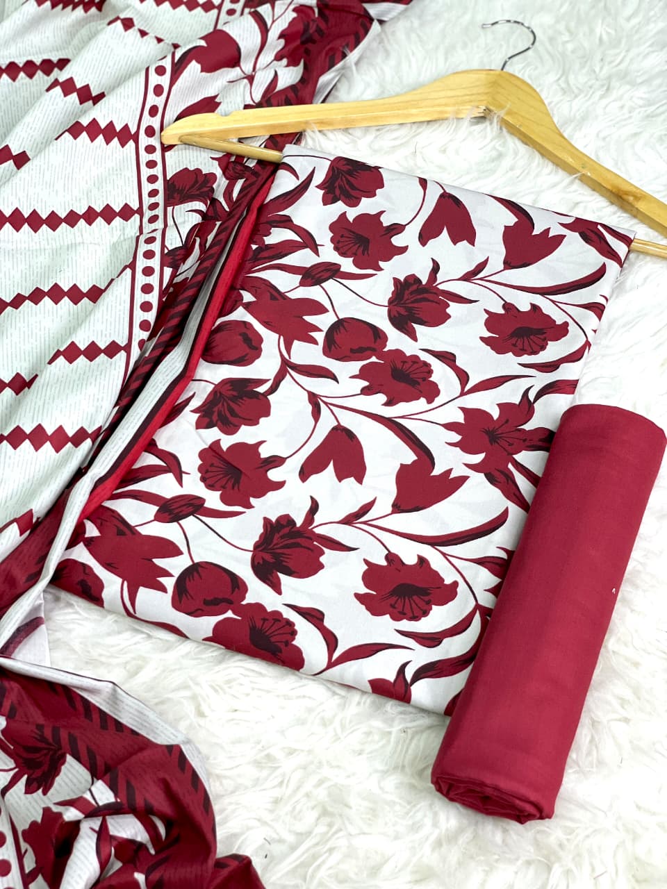 Linen Printed 3pc D-13