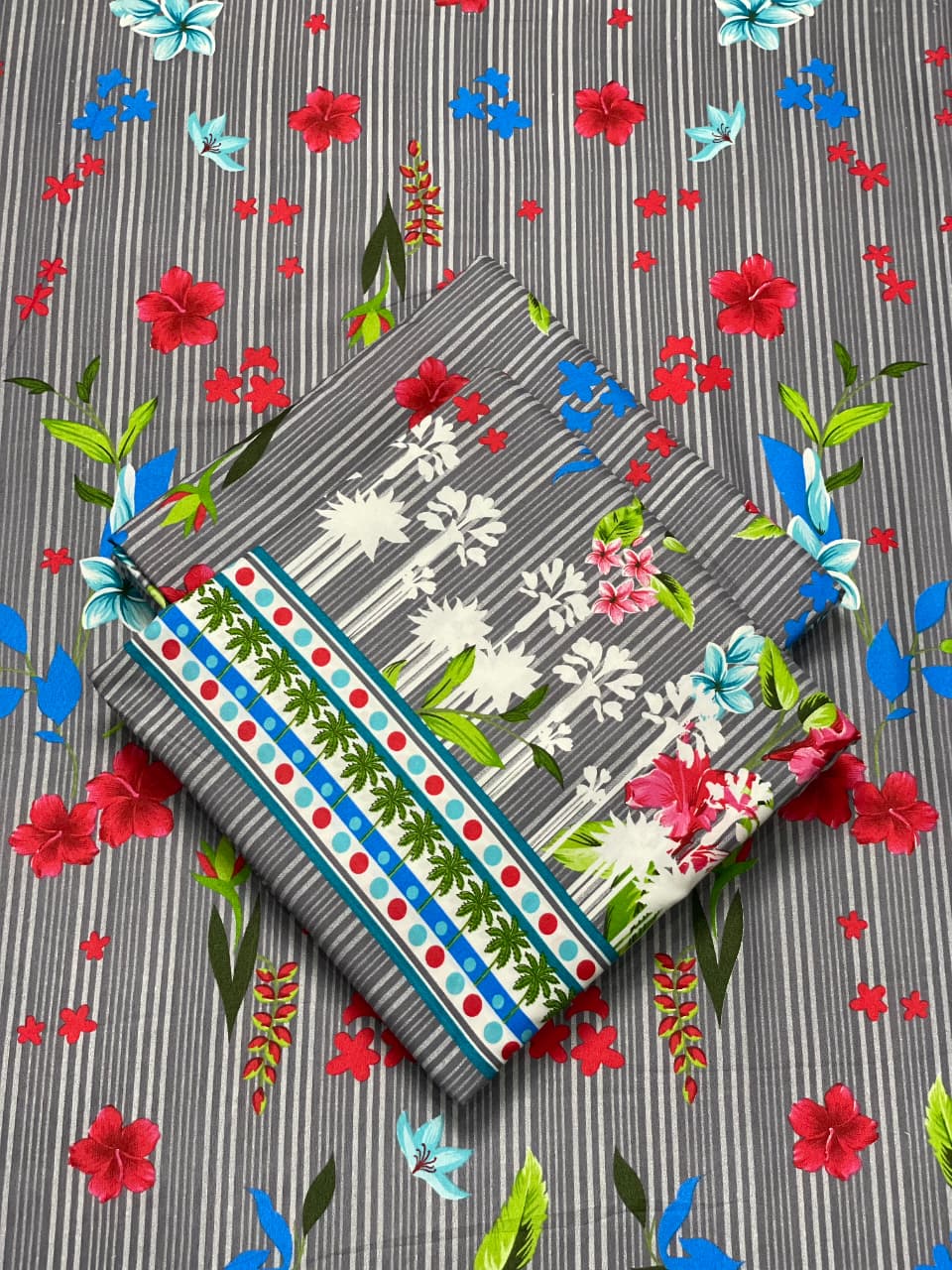 Winter Cotton All Over 2pc D-317