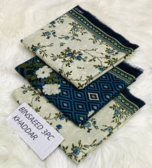 Bin-Saeed Khaddar All Over 3pc D-10