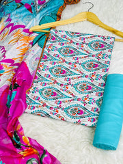 Linen Printed 3pc D-02