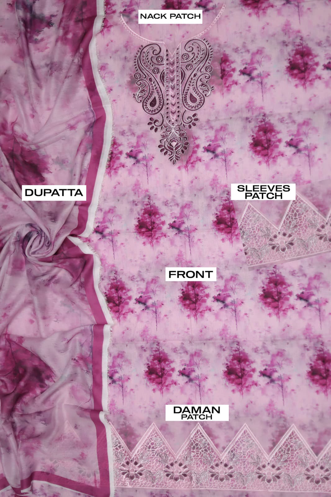QALAMKAR HEAVY EMBROIDERED LAWN D-6
