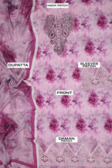 QALAMKAR HEAVY EMBROIDERED LAWN D-6