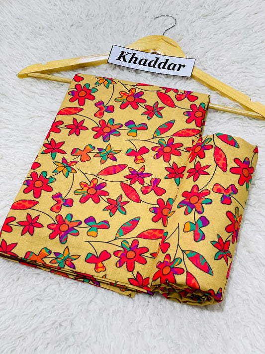 Khaddar All Over Printed 2pc D-42