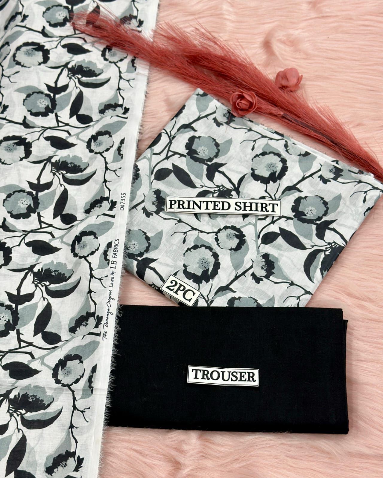 Digital Print Lawn 2pc D-08