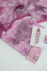 QALAMKAR HEAVY EMBROIDERED LAWN D-6